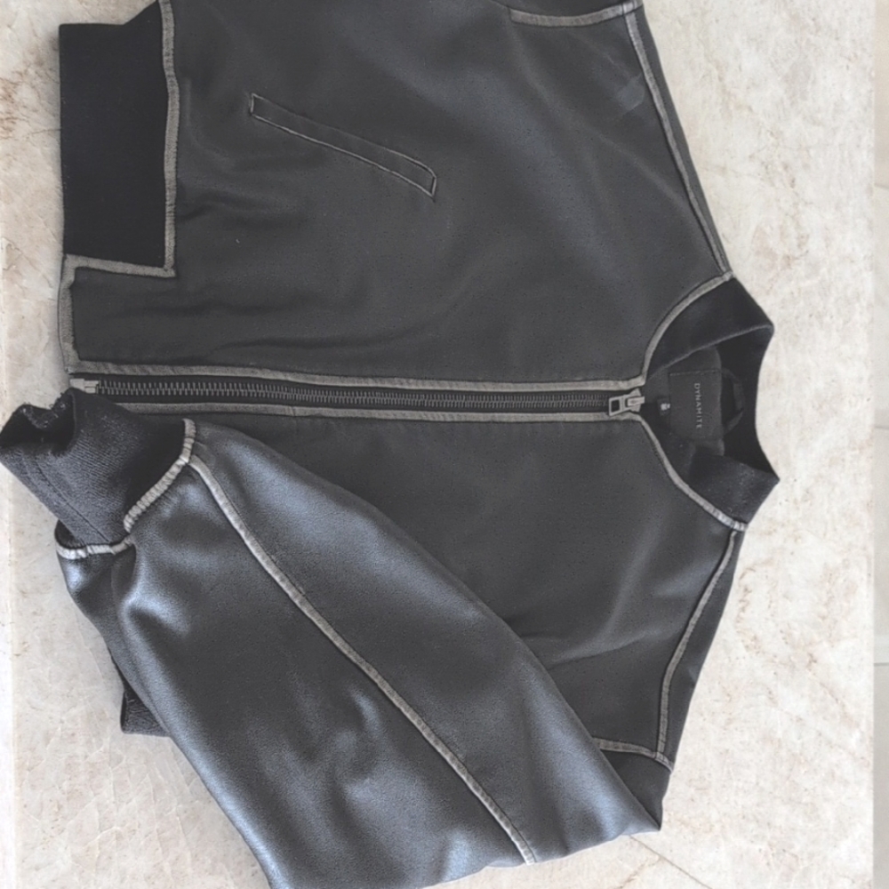 Dynamite faux Leather Bomber Size M